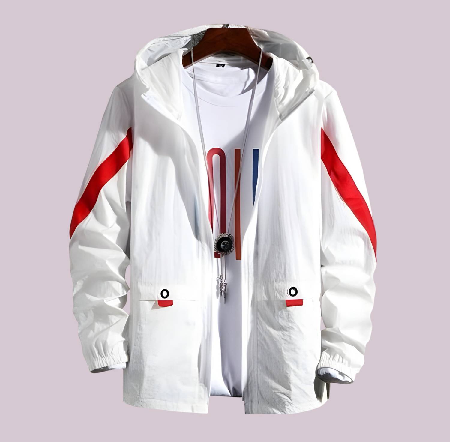 SHM Men Full Sleeve Printed Jacket - Image 3