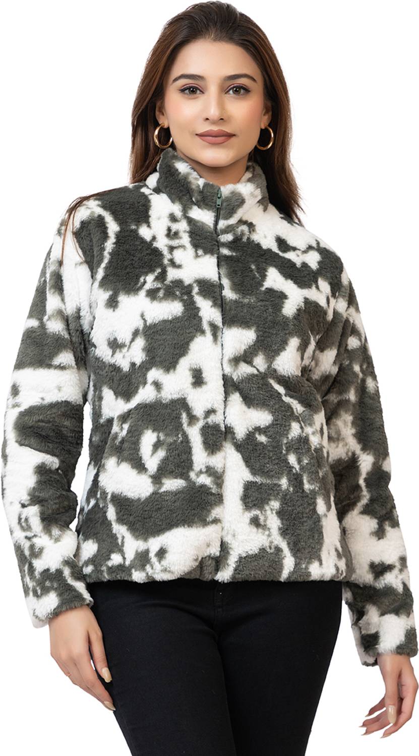 AMOLDO Full Sleeve Animal Print Women Jacket