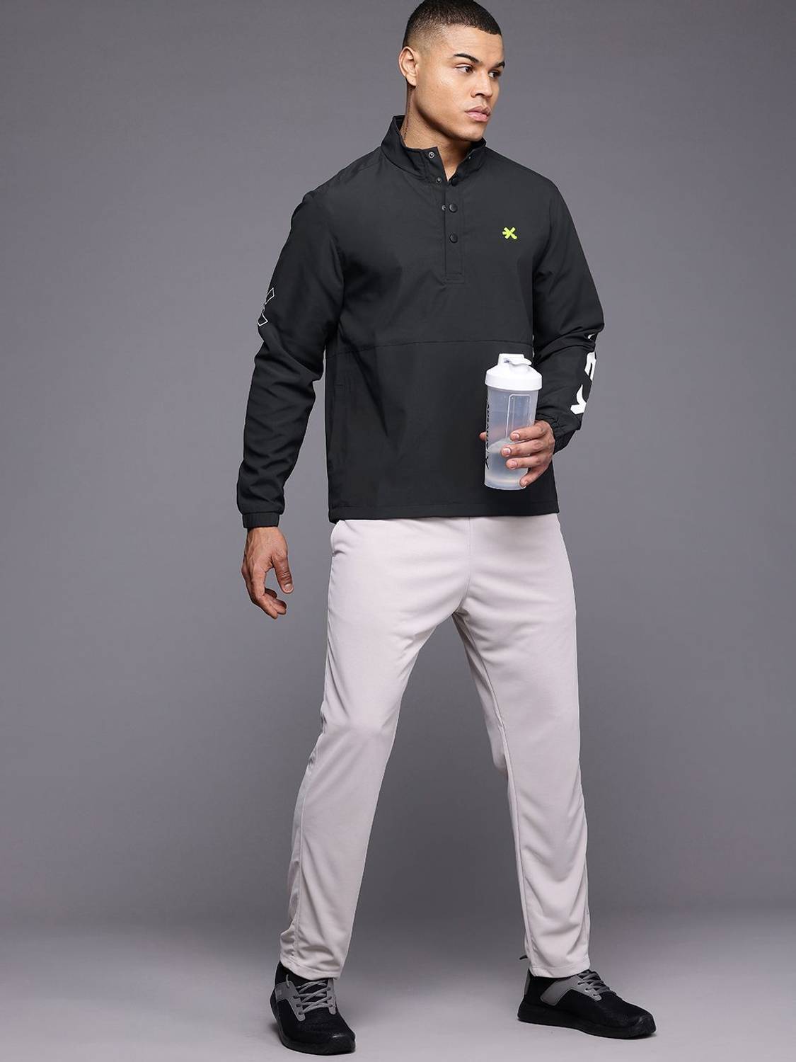 HRX by Hrithik Roshan Full Sleeve Solid Men Jacket - Image 4
