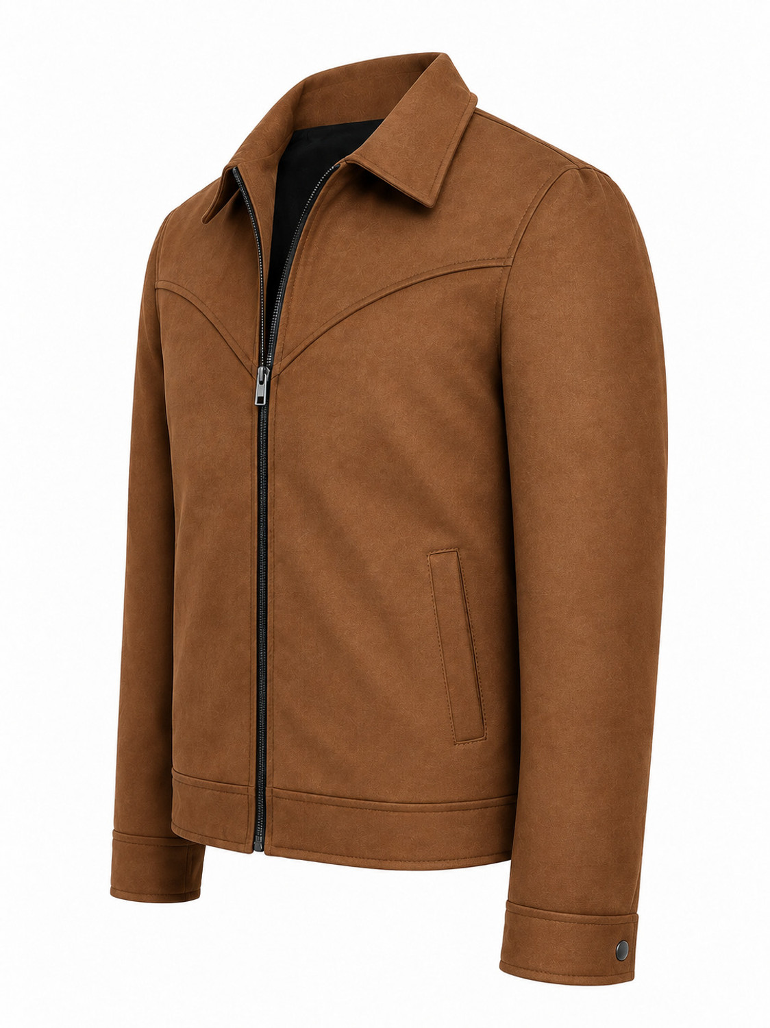 Image of Calyph Studio Full Sleeve Solid Men Jacket