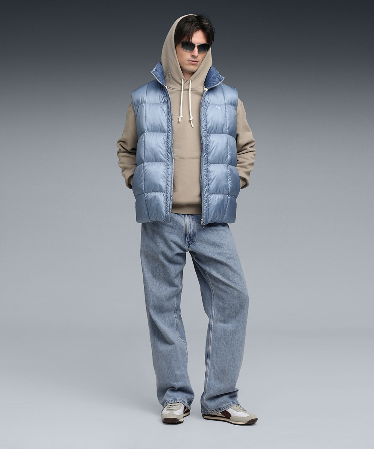 Image of PUMA Sleeveless Solid Men Jacket