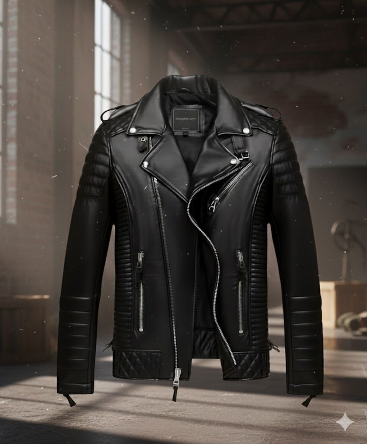 Image of NASSYHUB Full Sleeve Solid Men Jacket