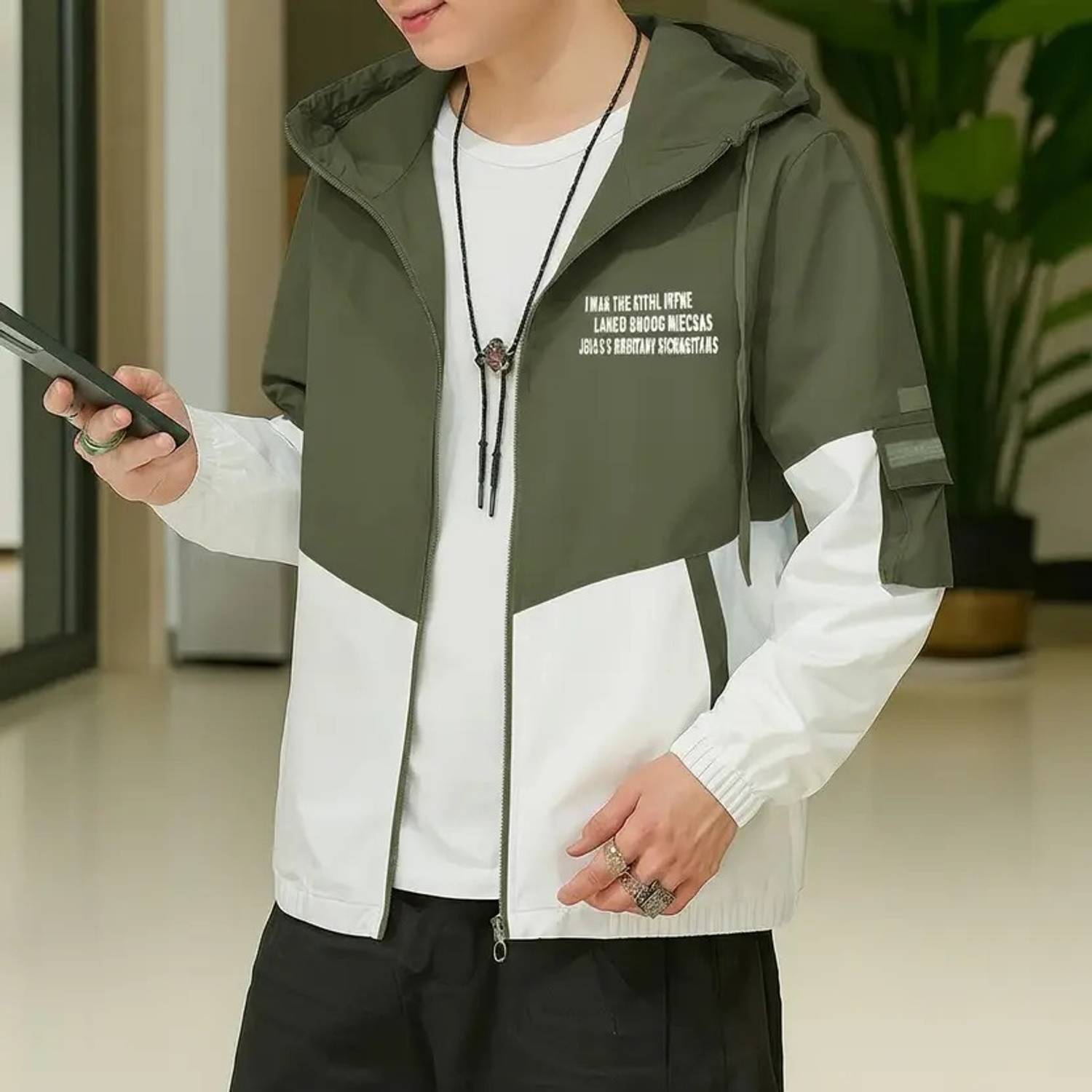 DEVICE Full Sleeve Colorblock Men Jacket - Image 3