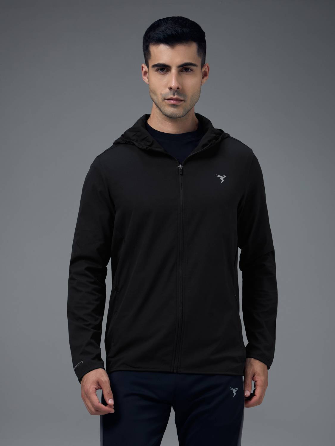 TECHNOSPORT Full Sleeve Solid Men Jacket - Image 1
