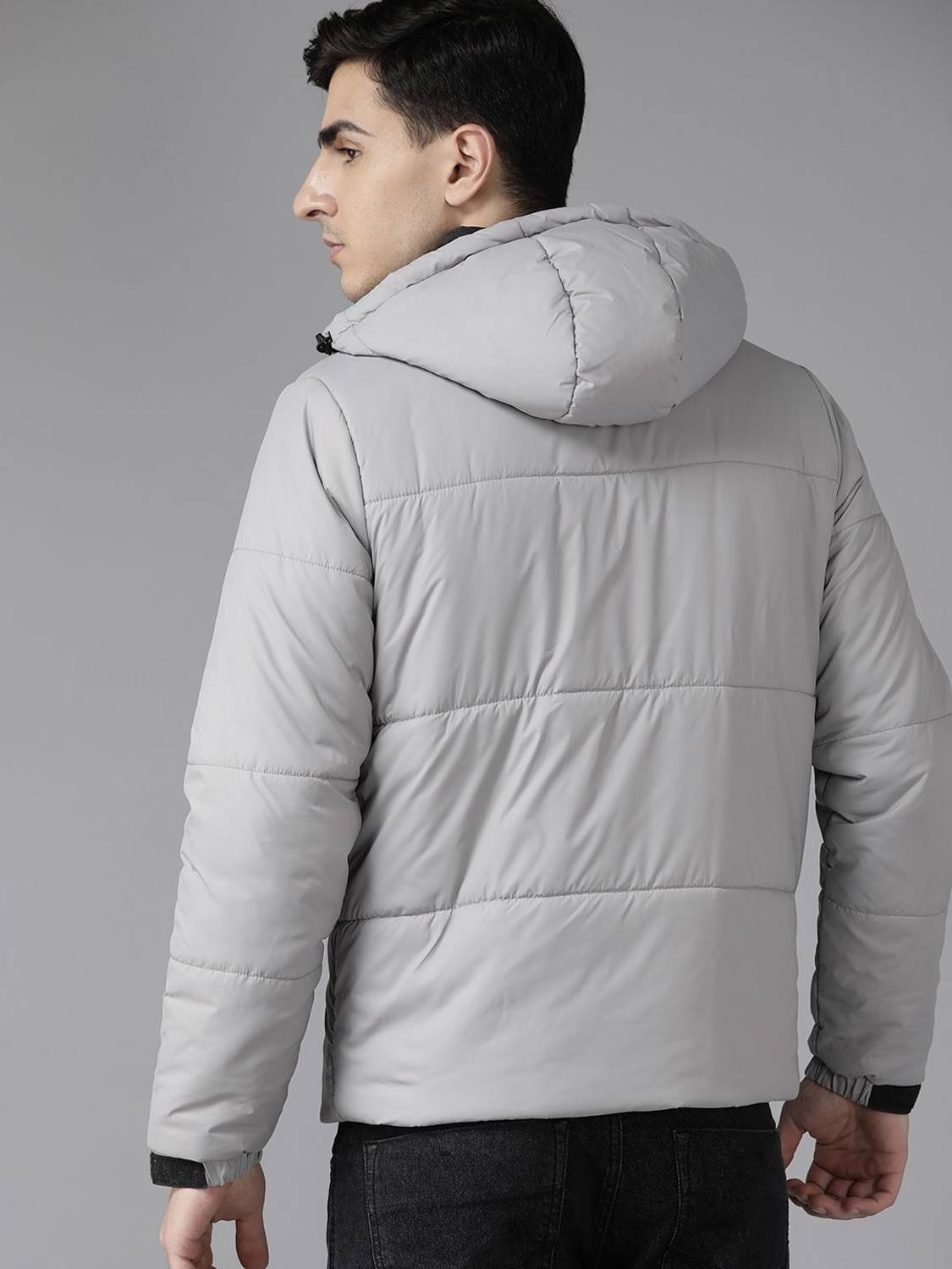 Roadster Full Sleeve Solid Men Padded Jacket - Image 5