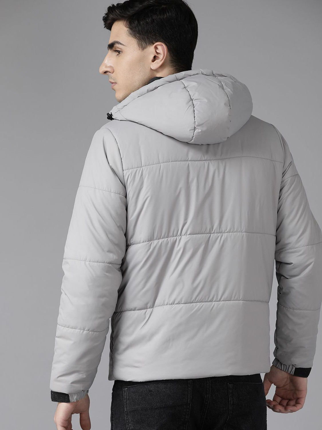 Image of Roadster Full Sleeve Solid Men Padded Jacket