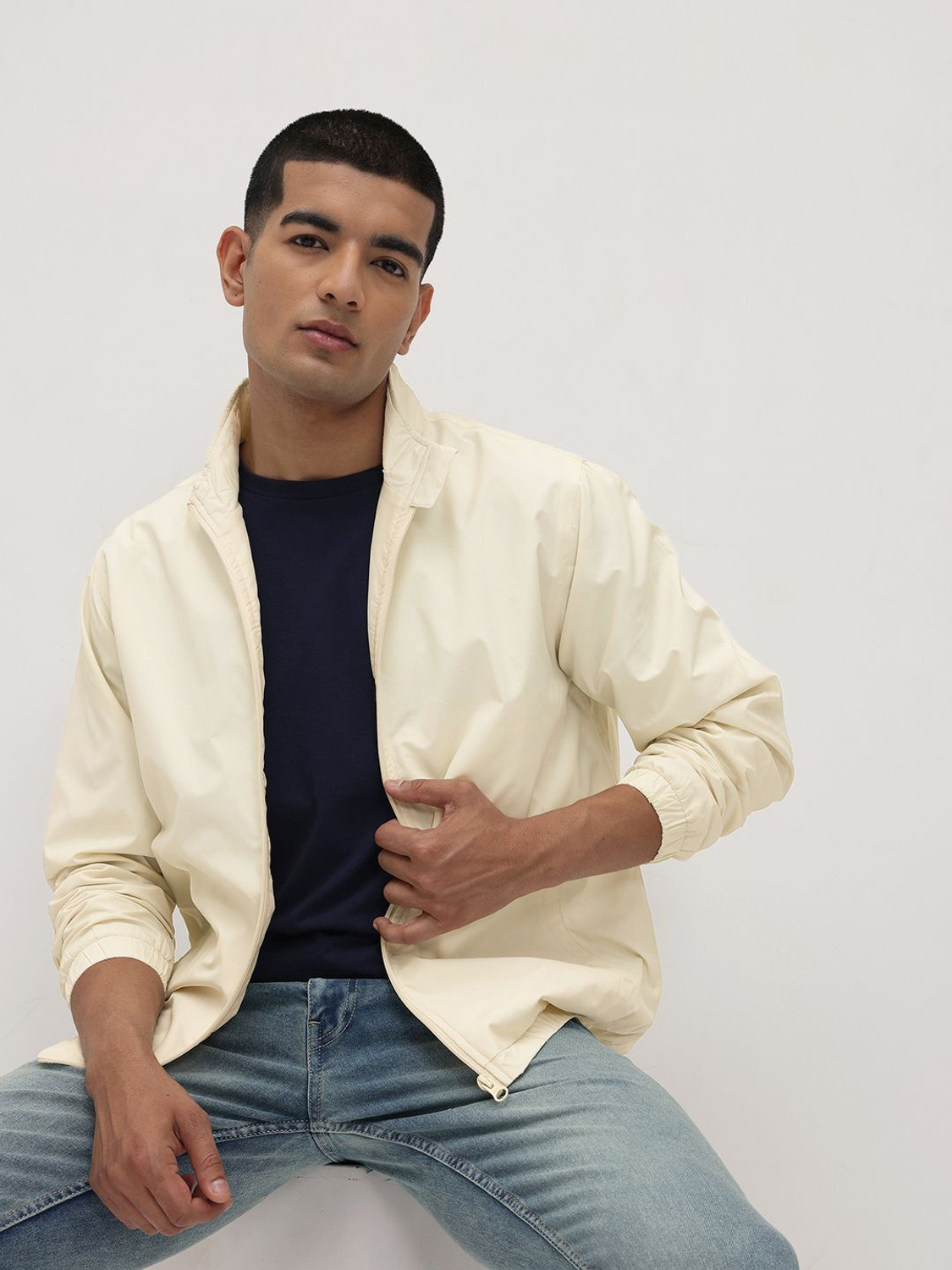 Image of Roadster Full Sleeve Solid Men Jacket