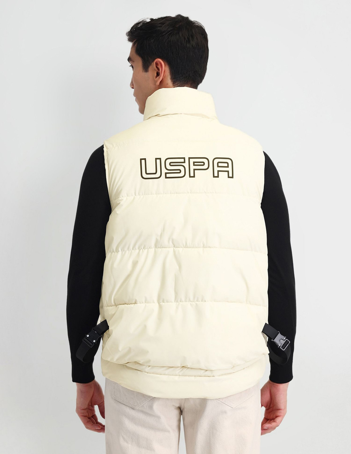 Image of U.S. Polo Assn. Denim Co. Sleeveless Solid Men Jacket