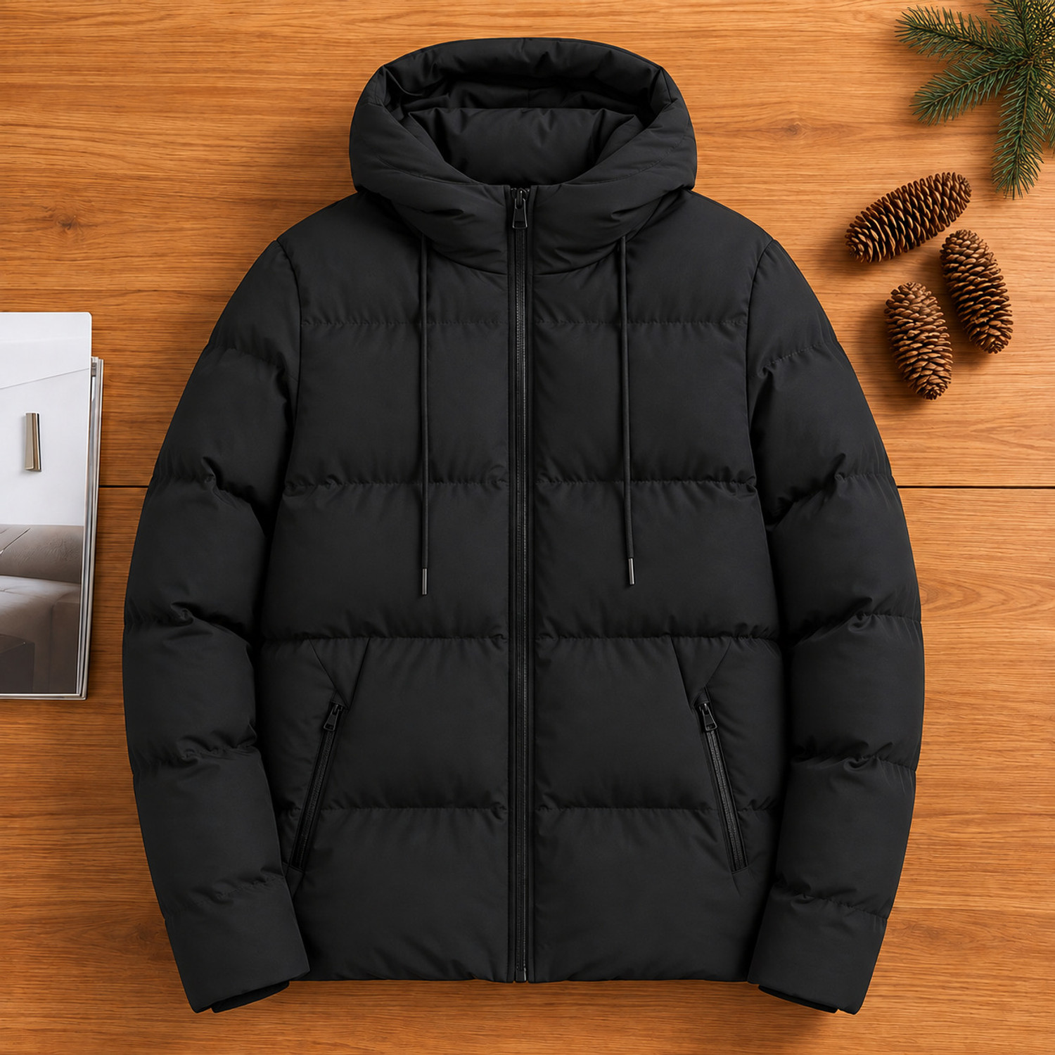 Image of FUTSE PENO Men Solid Casual Jacket