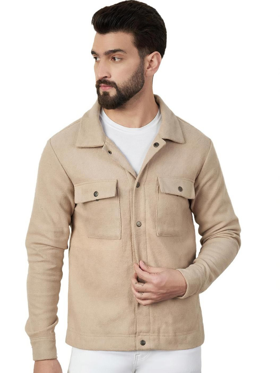 Image of Bigreams Full Sleeve Solid Men Jacket