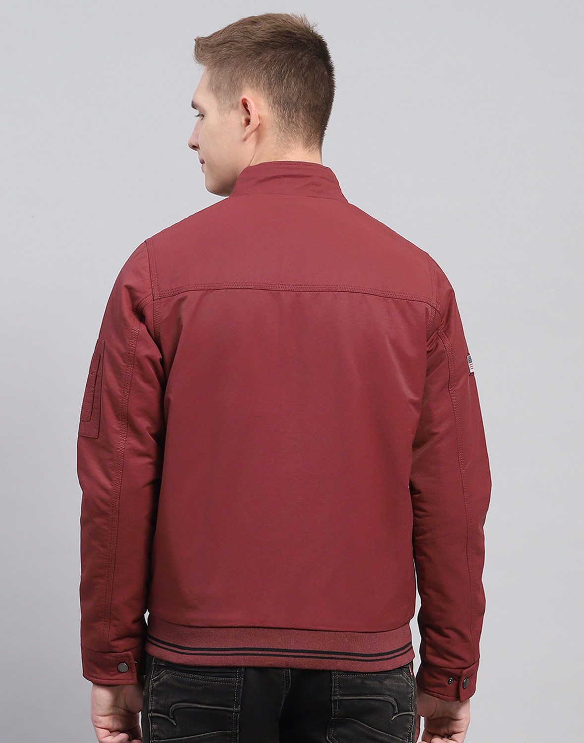 Image of MONTE CARLO Full Sleeve Solid Men Jacket
