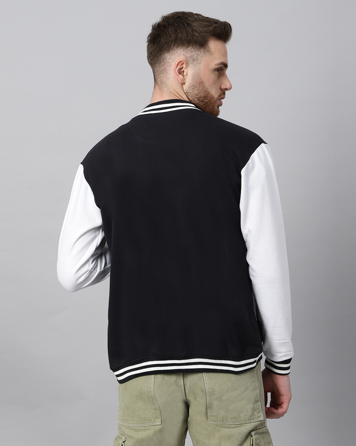 Image of Stylisaa Full Sleeve Colorblock Men Jacket