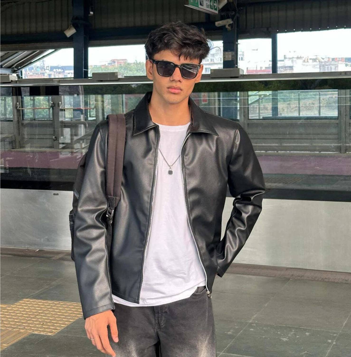 Onestreet Full Sleeve Solid Men Jacket - Image 1