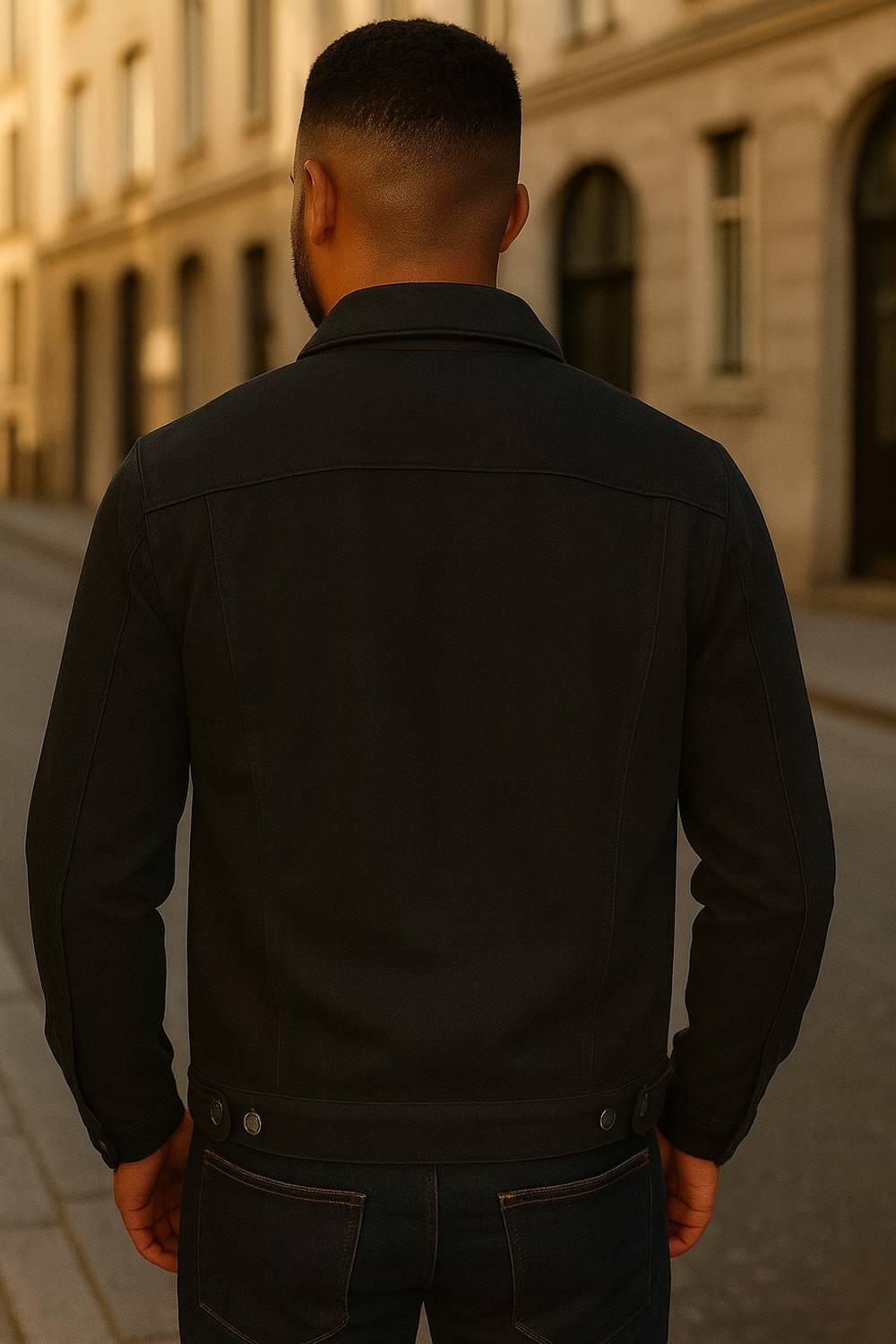 KASHIAN Full Sleeve Solid Men Denim Jacket - Buy KASHIAN Full
