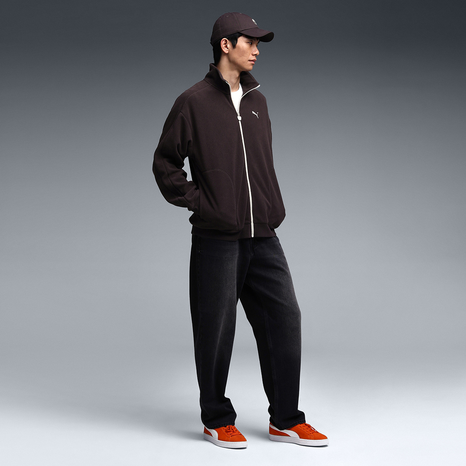 Image of PUMA Men Solid Casual Jacket
