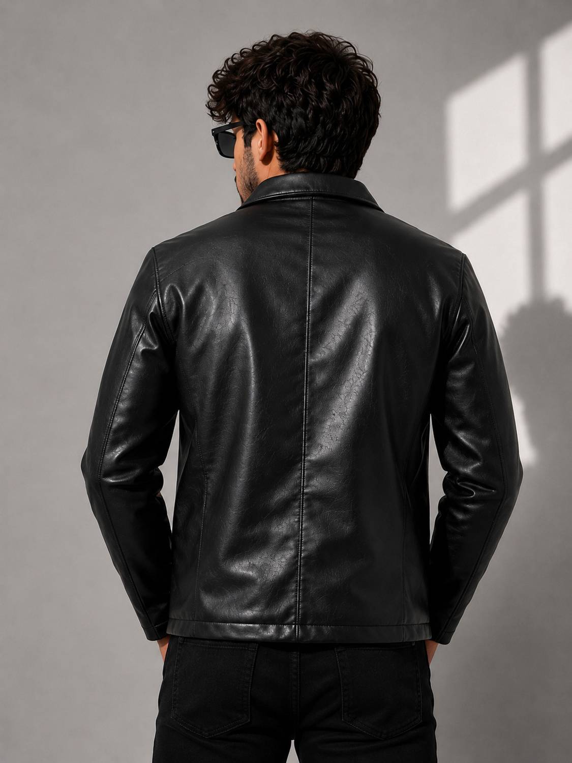 LIZBEE Full Sleeve Solid Men Jacket - Image 2