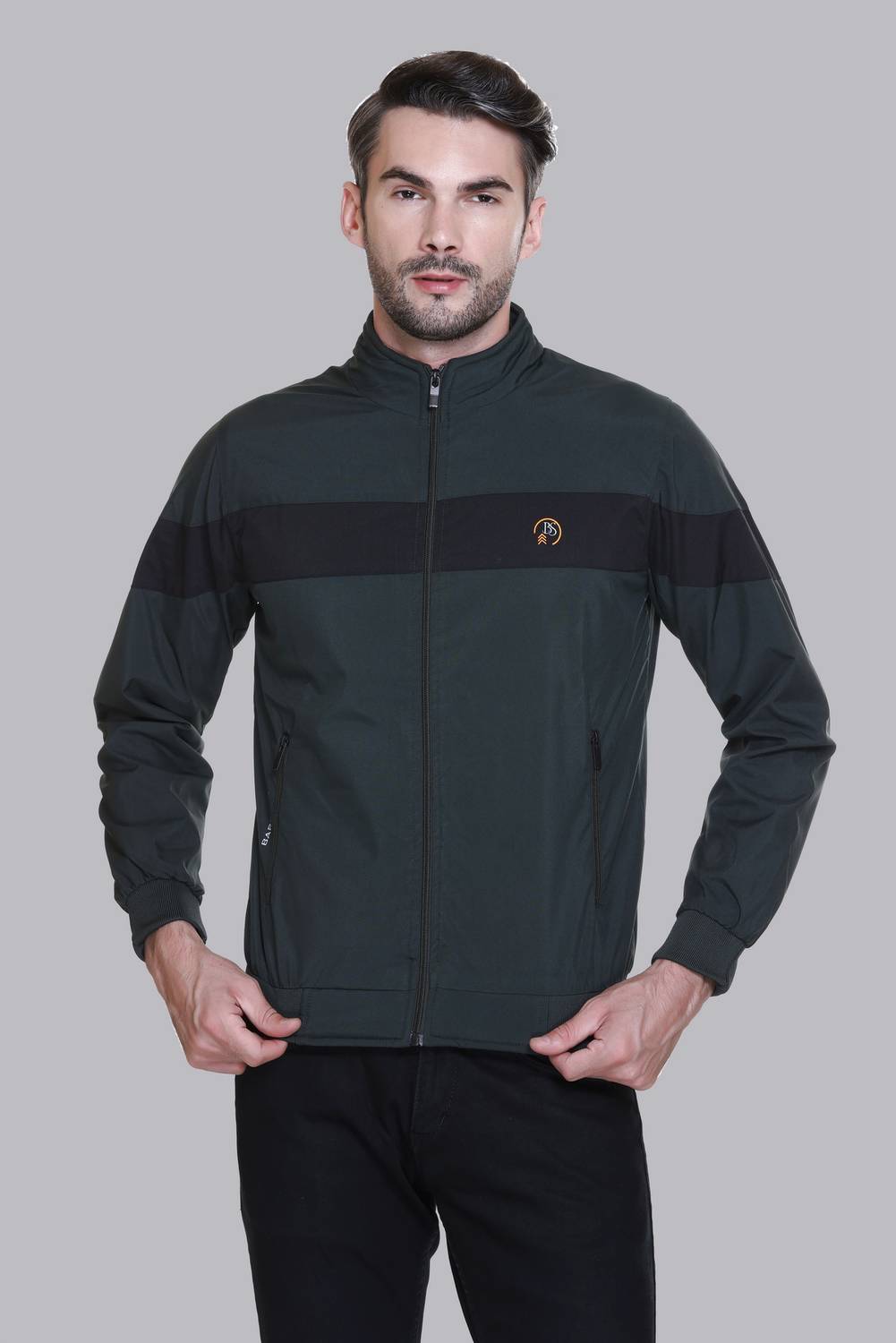 BARSTOW Full Sleeve Colorblock Men Jacket