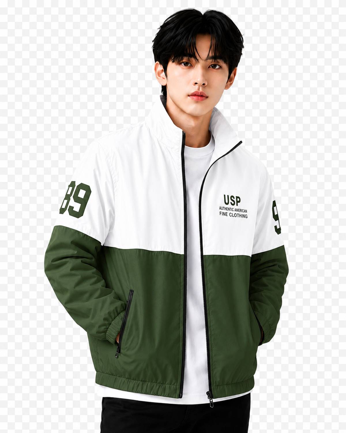 PLATINUMCARTZ Men Full Sleeve Colorblock Jacket - Image 3