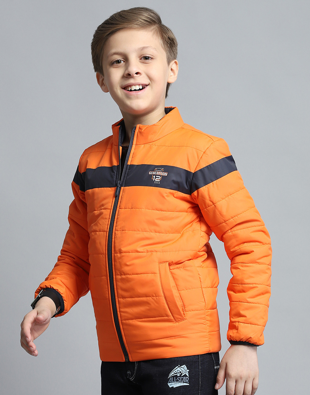Image of MONTE CARLO Full Sleeve Printed Boys Jacket