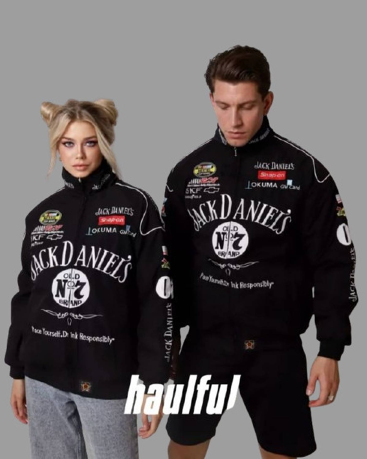 EXTREMEO Full Sleeve Graphic Print Jacket - Image 3