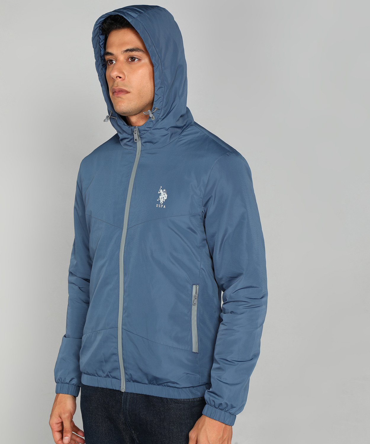 Image of U.S. POLO ASSN. Full Sleeve Solid Men Jacket