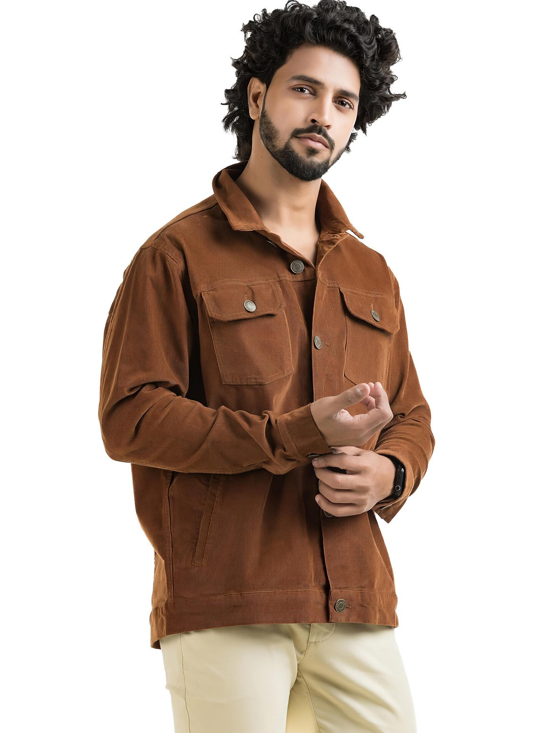 Image of BELANO Full Sleeve Solid Men Jacket