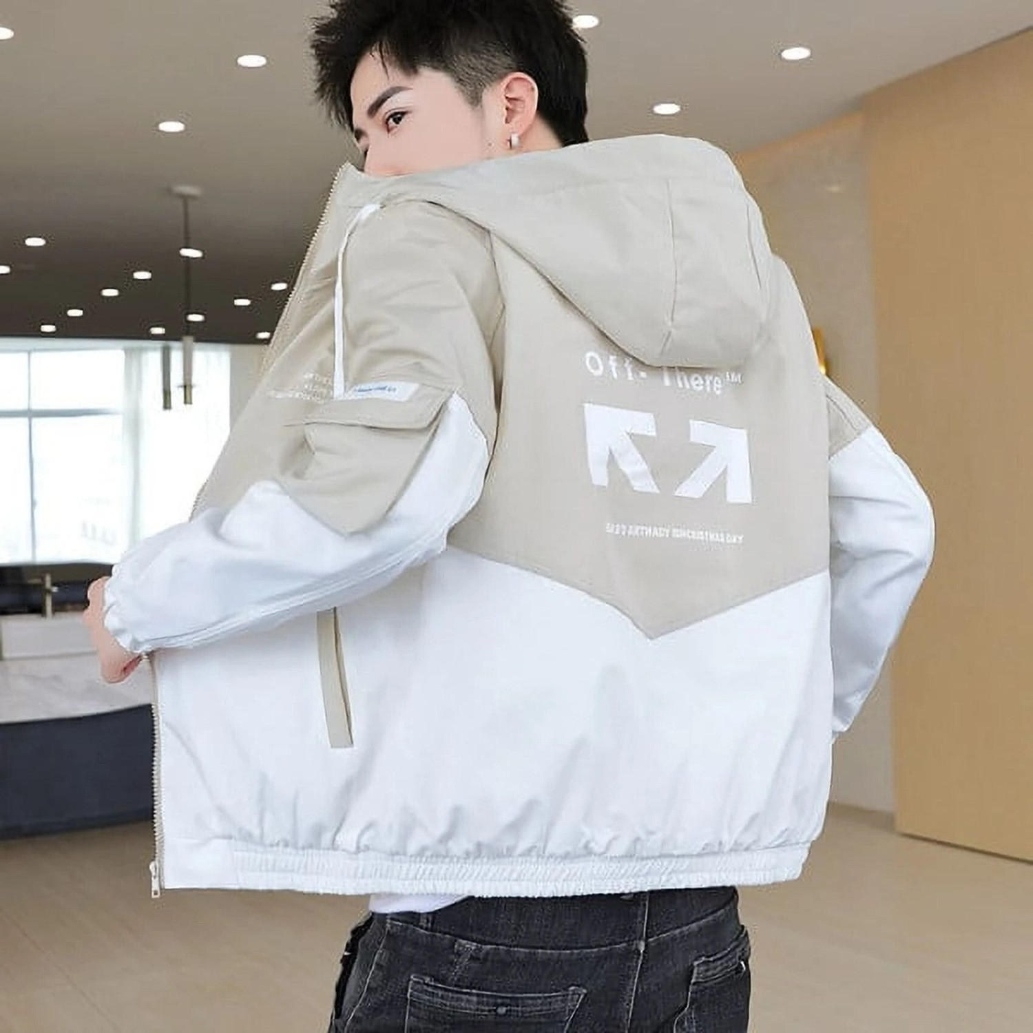 Image of MOTREX Full Sleeve Colorblock Men Jacket
