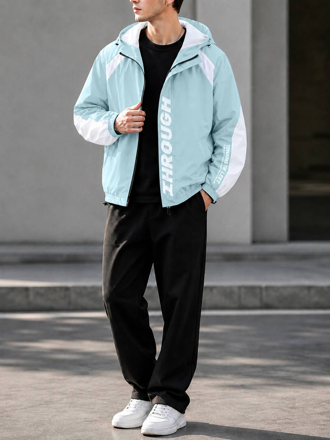 MOTREX Full Sleeve Colorblock Men Jacket - Image 4