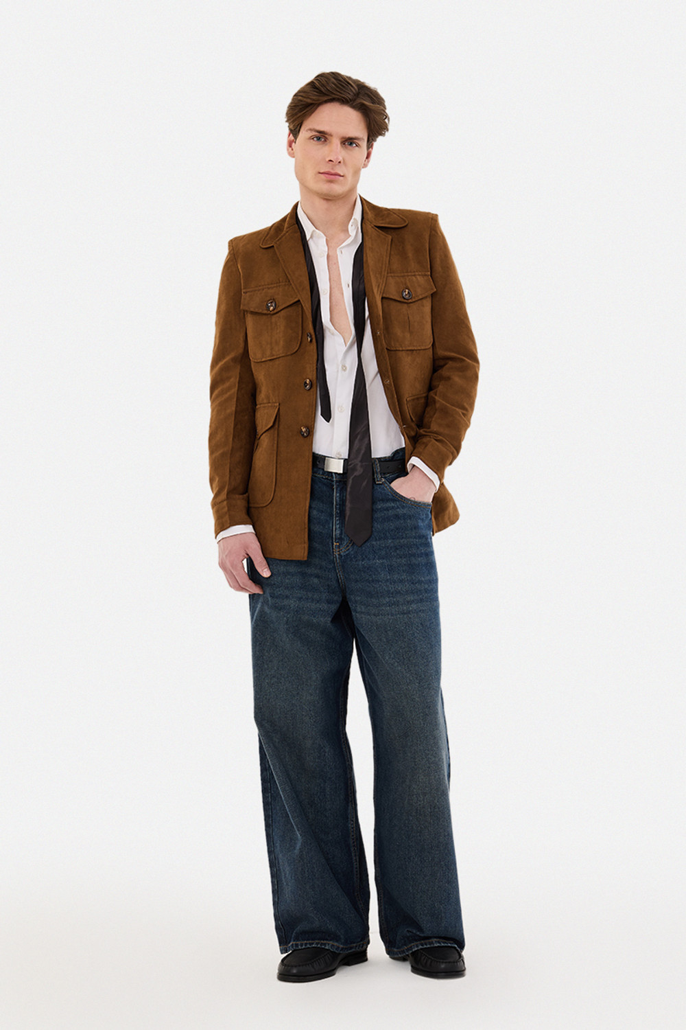Image of Snitch Full Sleeve Solid Men Jacket