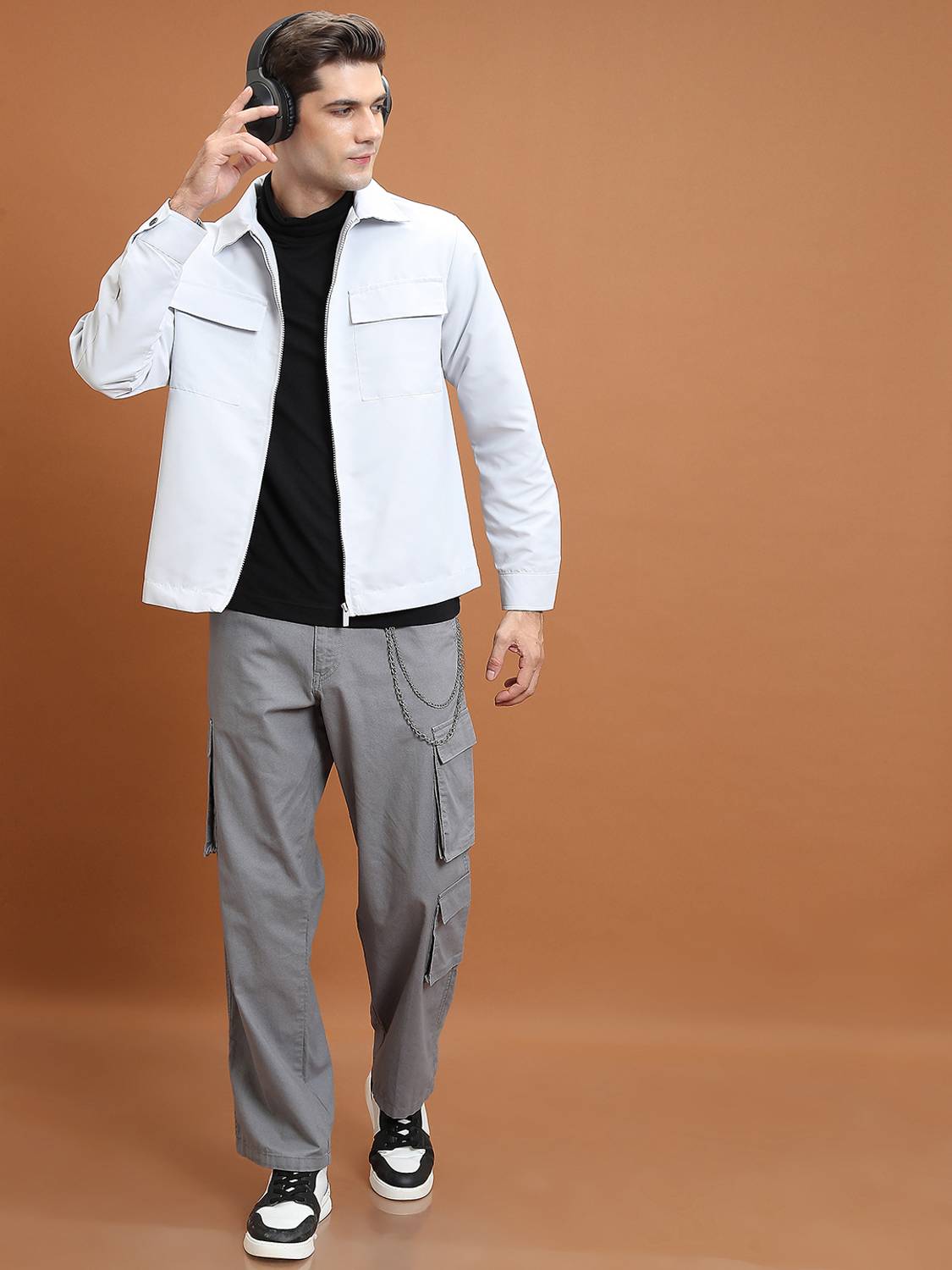 HIGHLANDER Full Sleeve Solid Men Jacket - Image 3