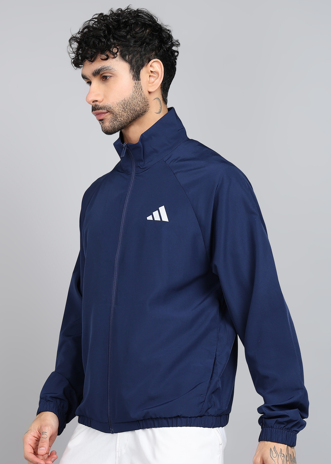 Image of ADIDAS Full Sleeve Solid Men Jacket