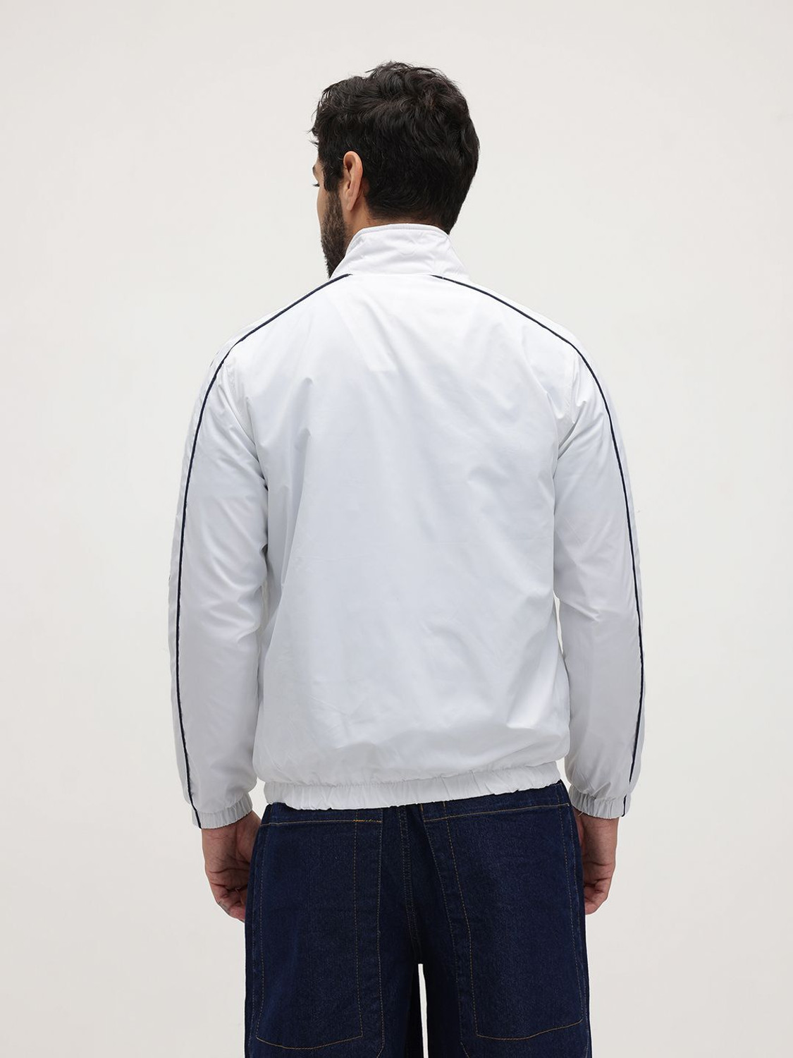 Image of Roadster Men Solid Tailored Jacket