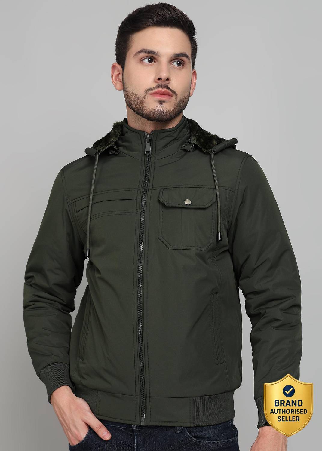 Breil By Fort Collins Full Sleeve Solid Men Jacket