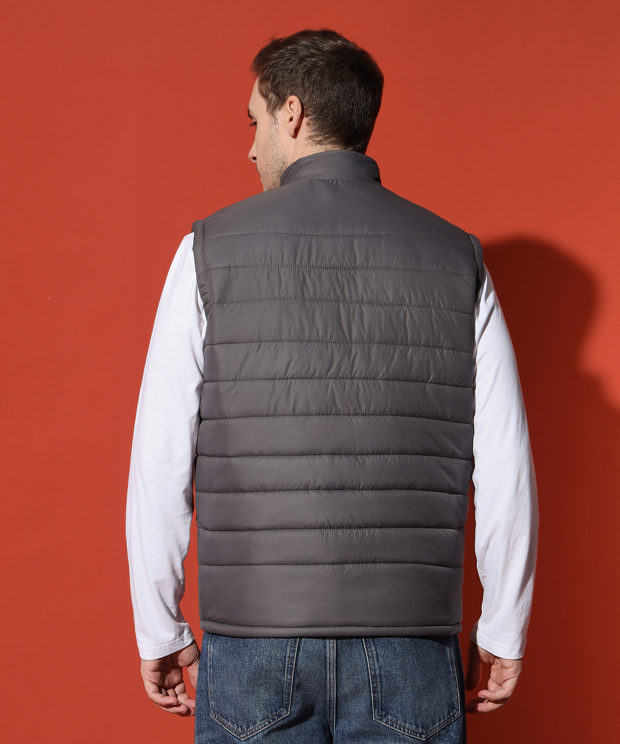 Image of Brayles Sleeveless Solid Men Jacket