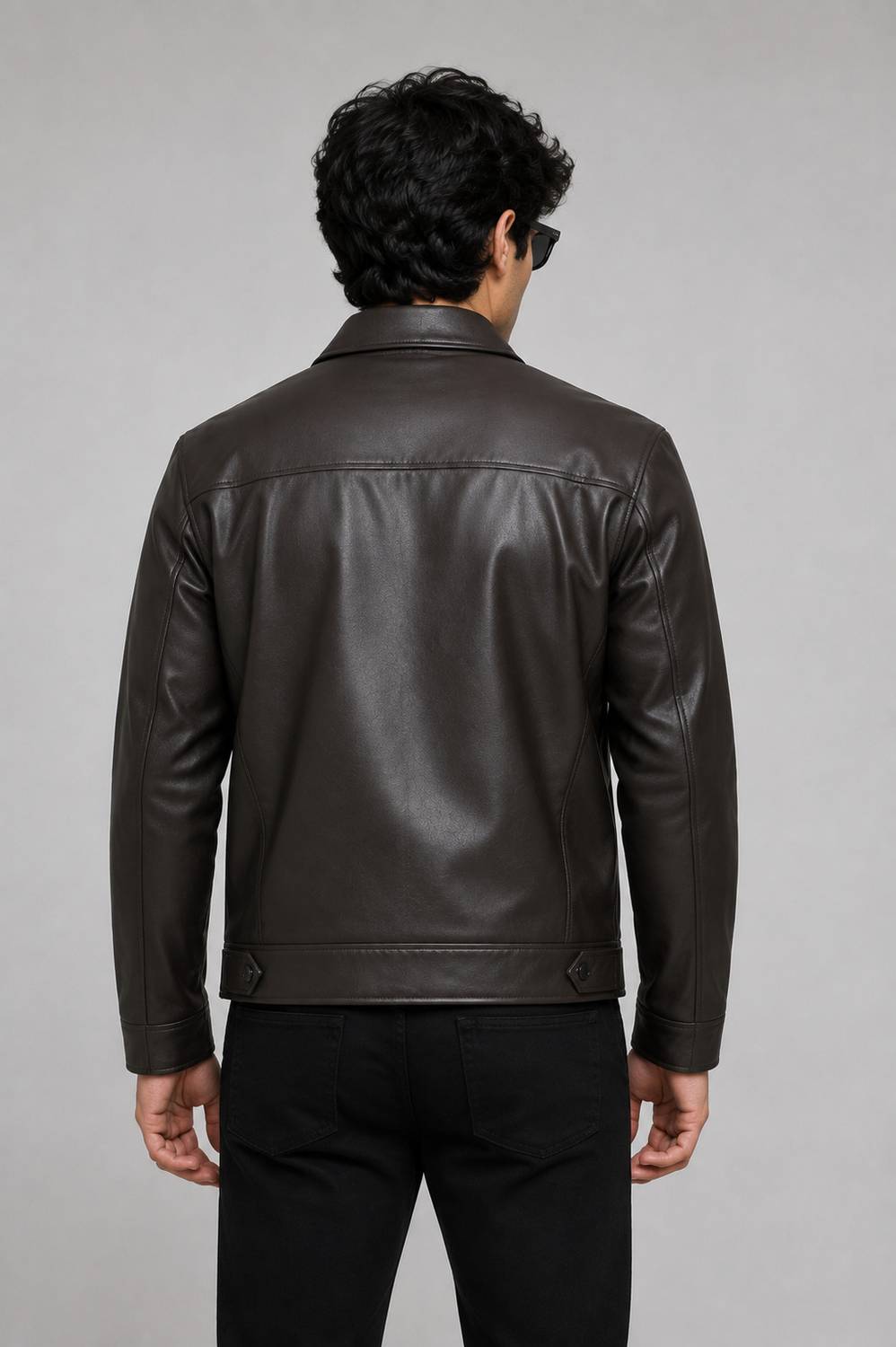 FAUX HUB Full Sleeve Solid Men Jacket - Image 2