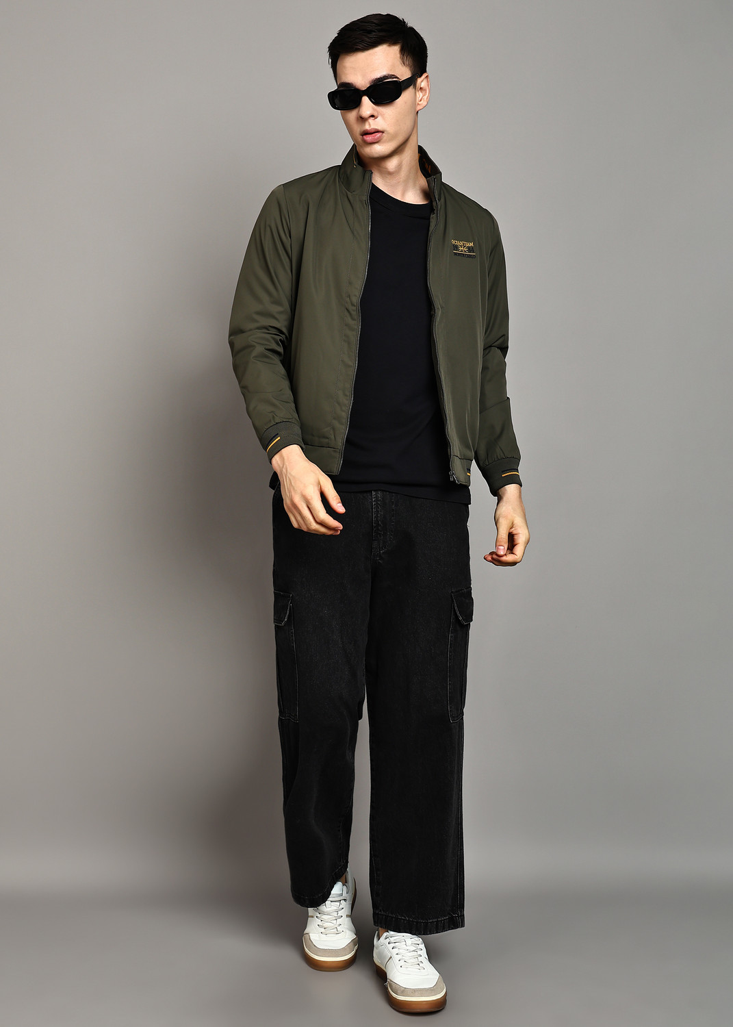 Image of MONTE CARLO Men Solid Casual Jacket