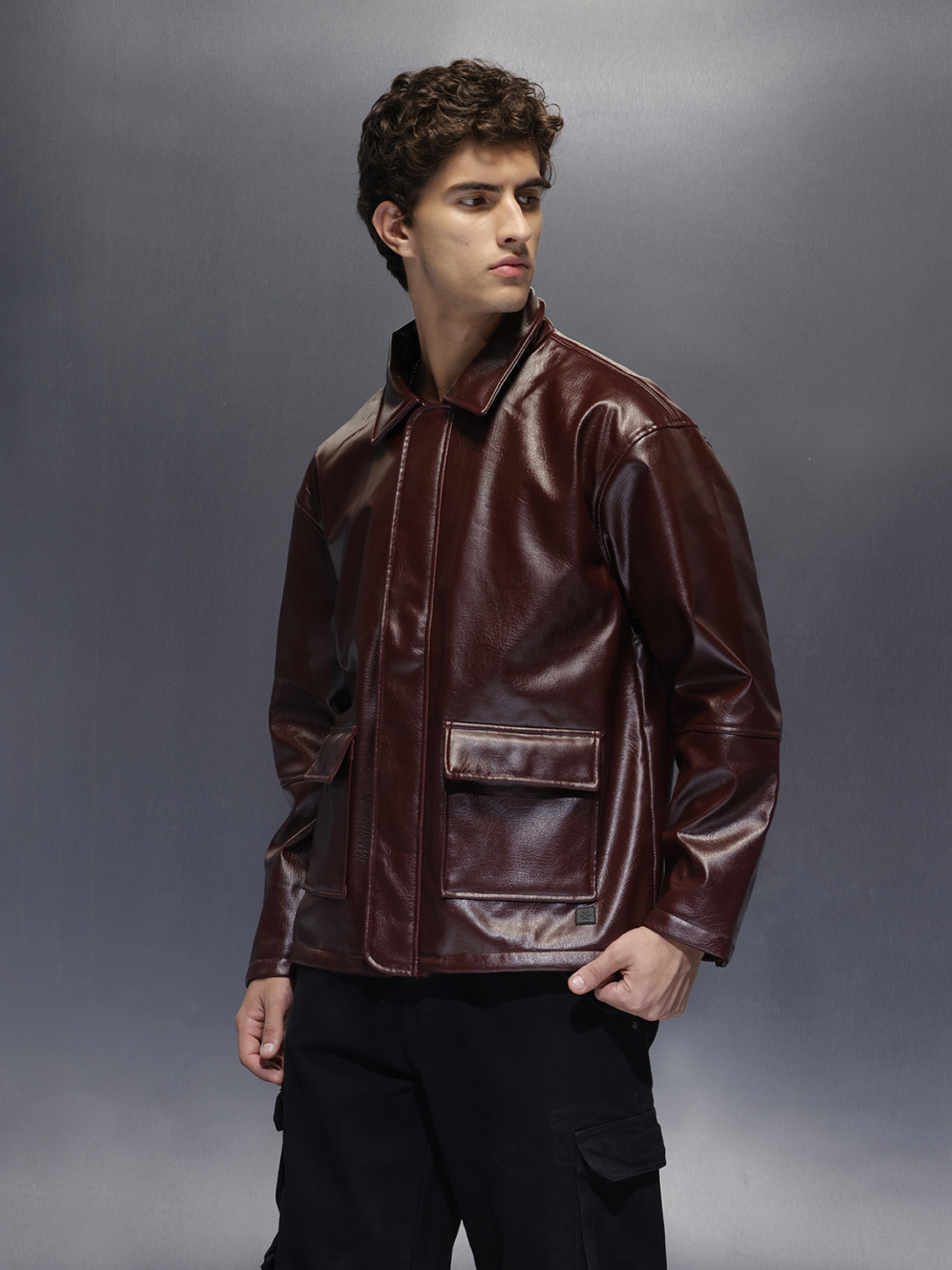 Image of WROGN Full Sleeve Solid Men Jacket