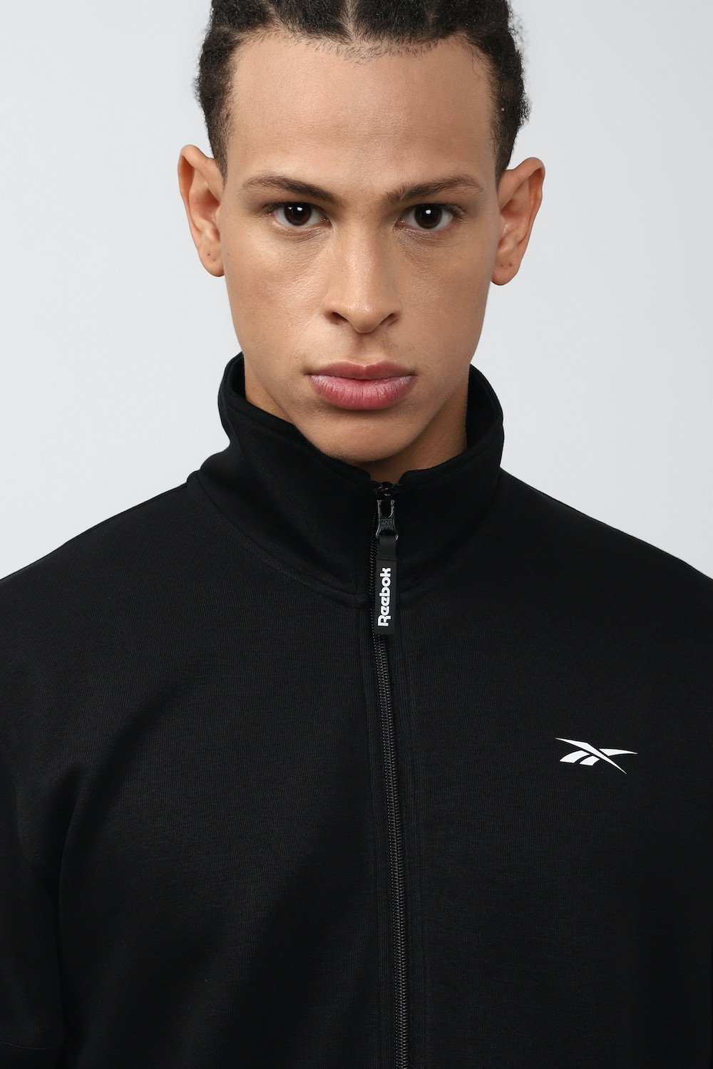 Image of REEBOK Full Sleeve Solid Men Jacket