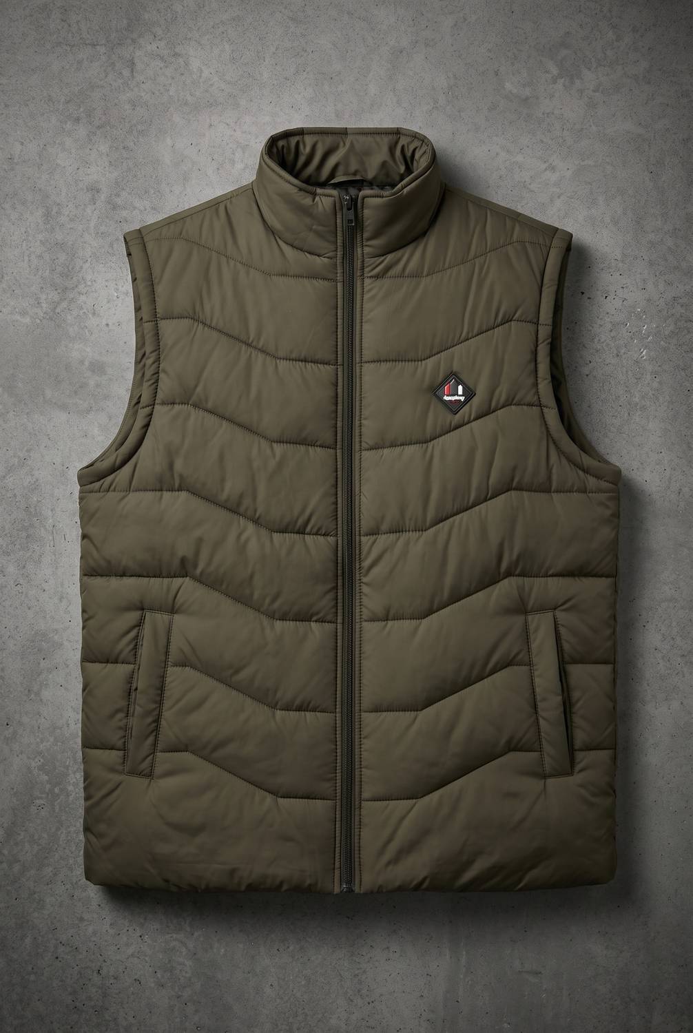 METRONAUT Men Sleeveless Self Design Jacket - Image 1