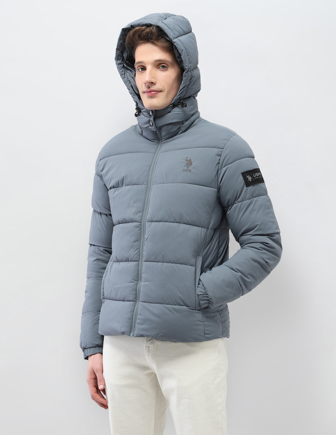 Image of U.S. Polo Assn. Denim Co. Full Sleeve Solid Men Jacket