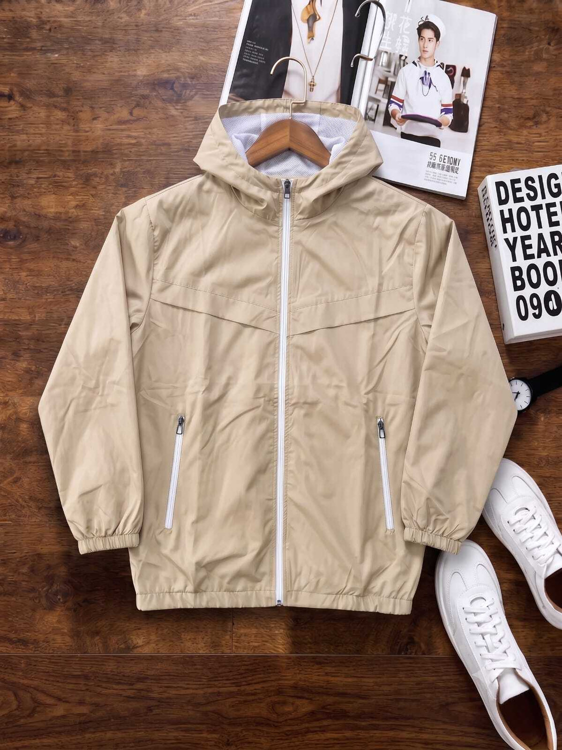 Image of Shofiza Full Sleeve Solid Men Jacket