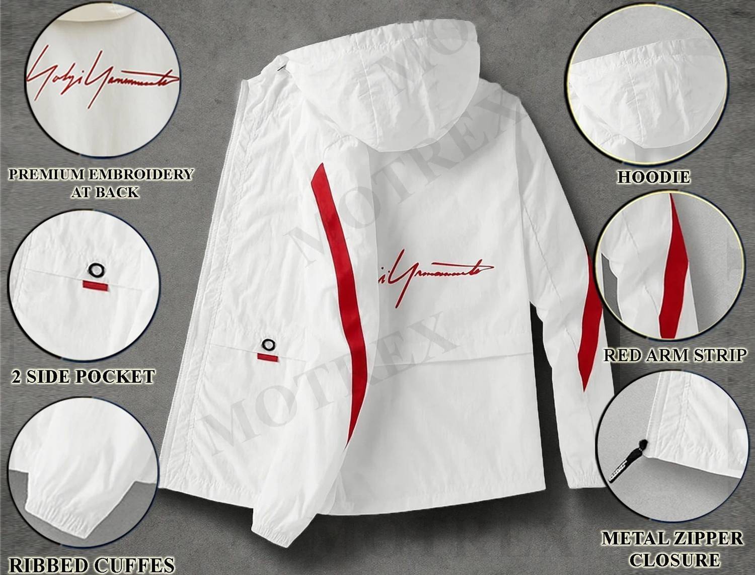 Men Applique Casual Jacket - Image 4