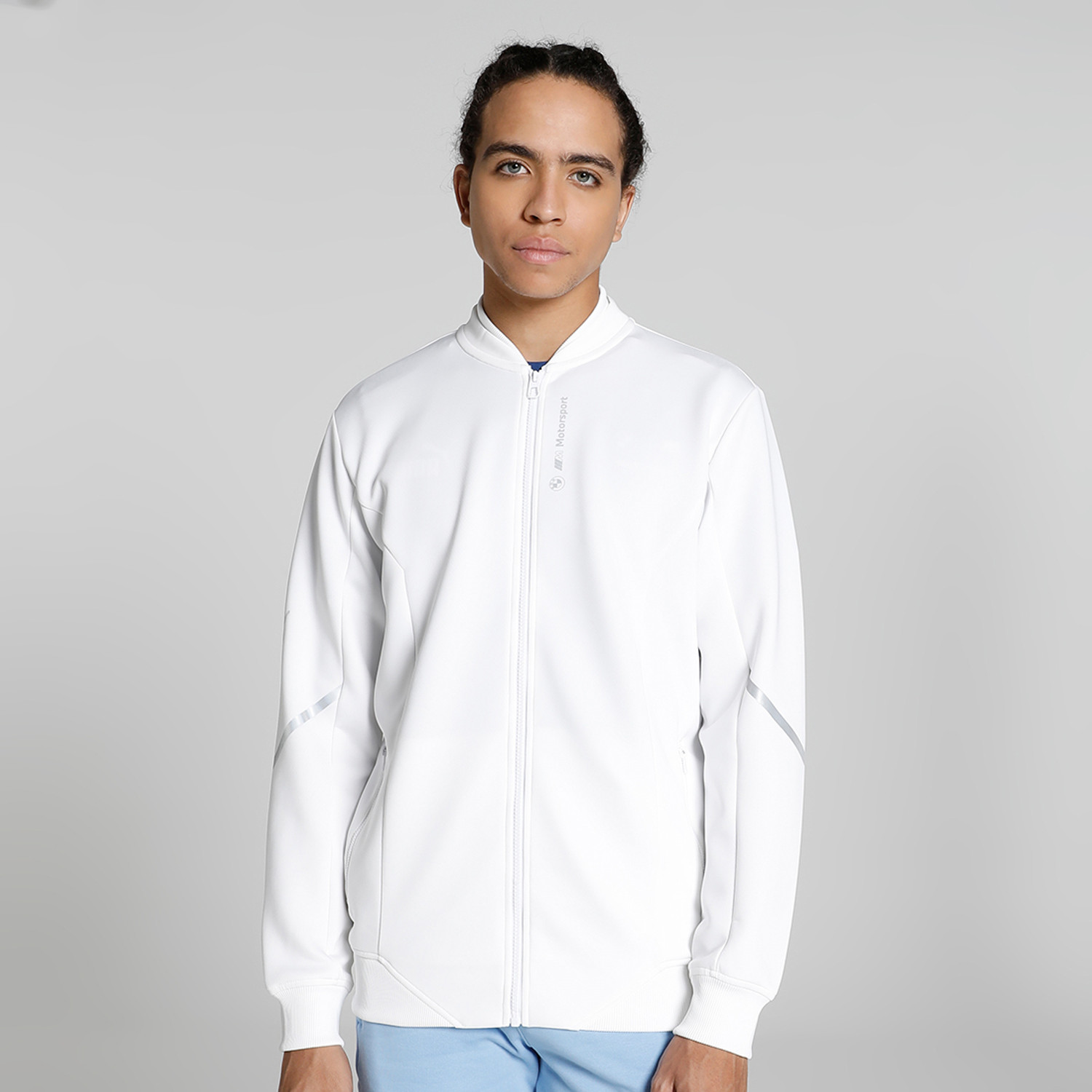 ま*ん様 PUMA ホワイトレザージャケット PUMA Full Sleeve Printed Men Jacket - Buy PUMA Full Sleeve Printed