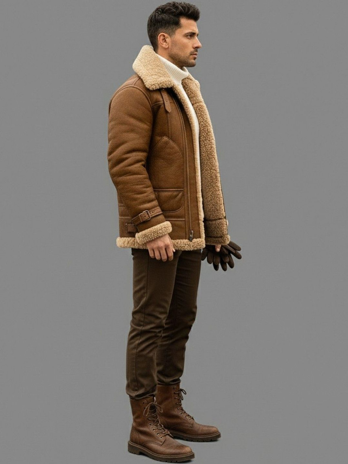 Image of Mast & Harbour Full Sleeve Solid Men Jacket