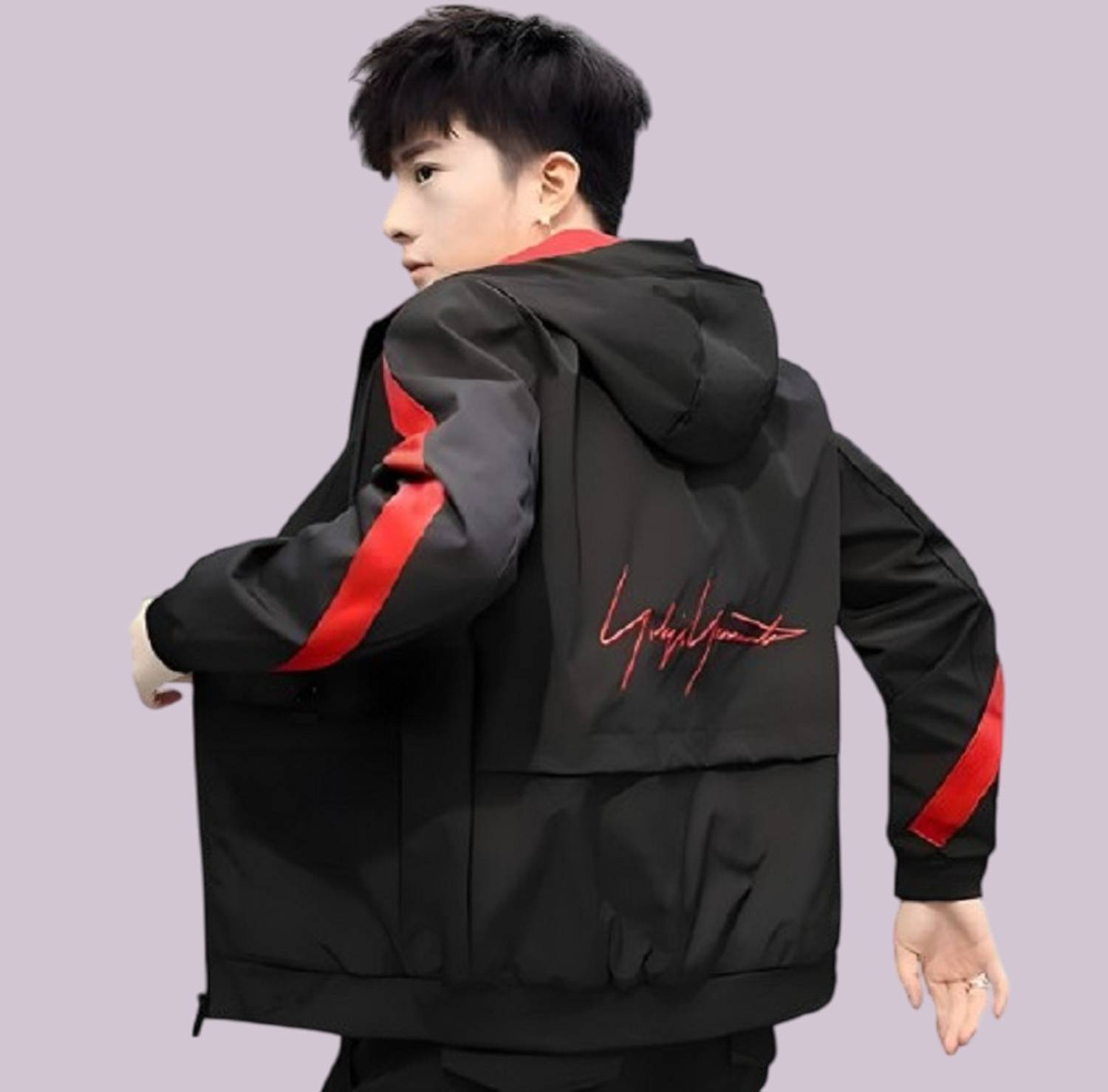 JNH Men Full Sleeve Colorblock Jacket - Image 2