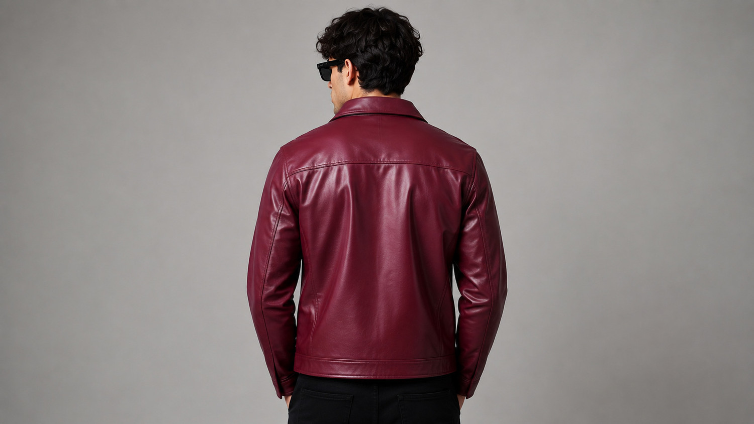 Image of FAUX HUB Men Solid Casual Jacket