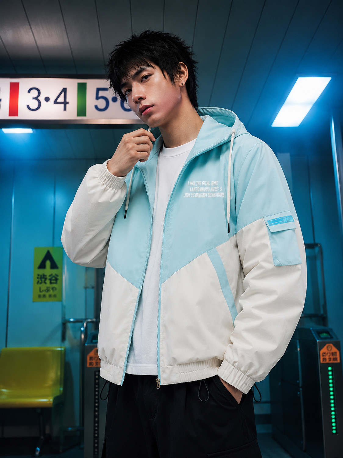 Image of METRONAUT Full Sleeve Colorblock Men Casual Jacket