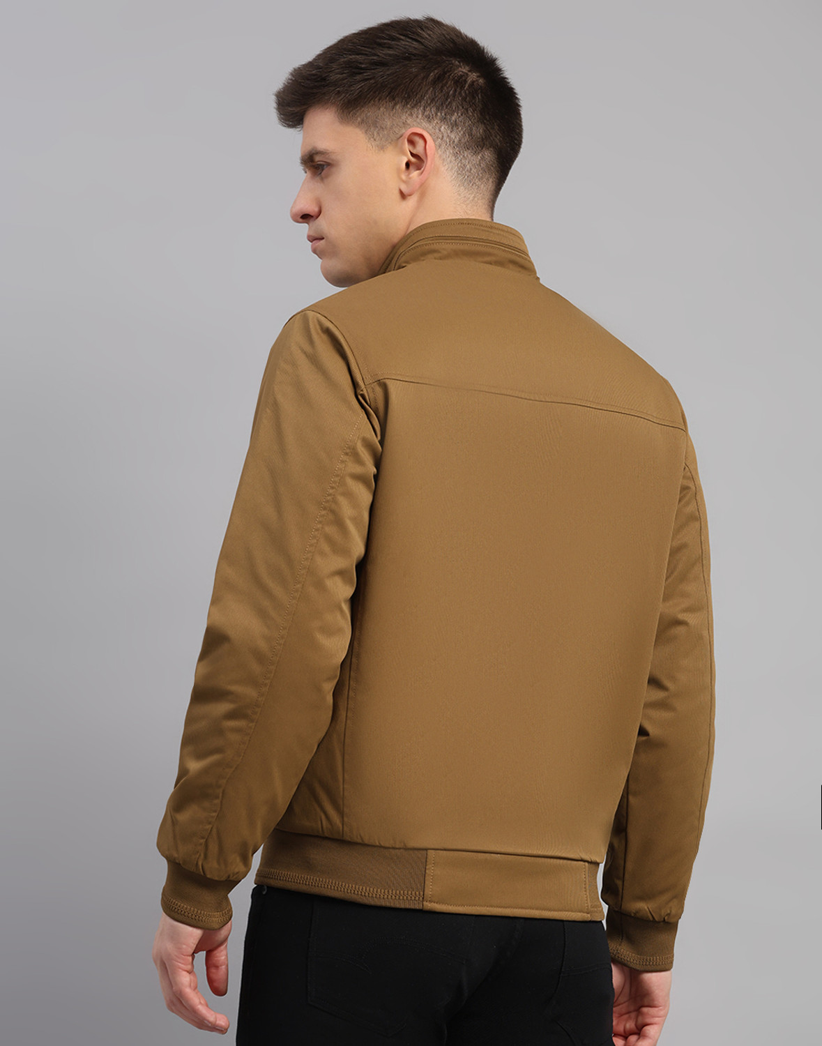 Image of MONTE CARLO Men Solid Casual Jacket