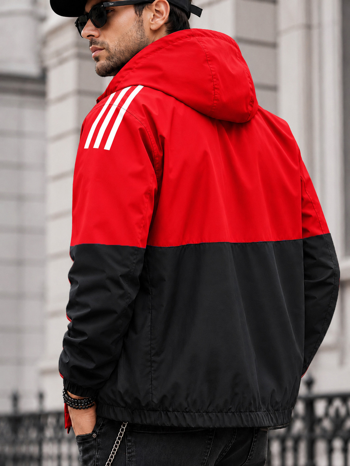 Image of MOTREX Men Colorblock Casual Jacket