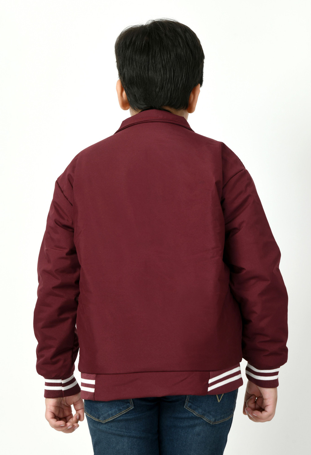 Image of IAC Full Sleeve Striped Boys Jacket
